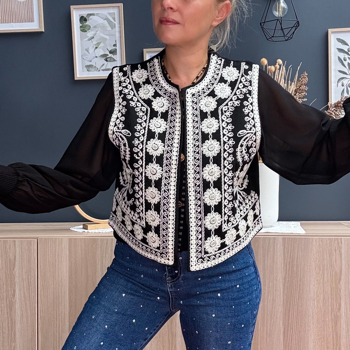 Gilet brodé 🧵