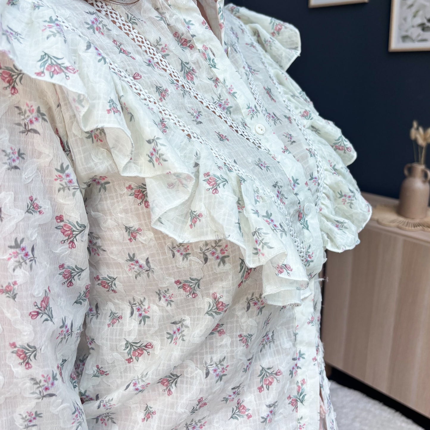 BLOUSE LÉONIE ROSE🌸