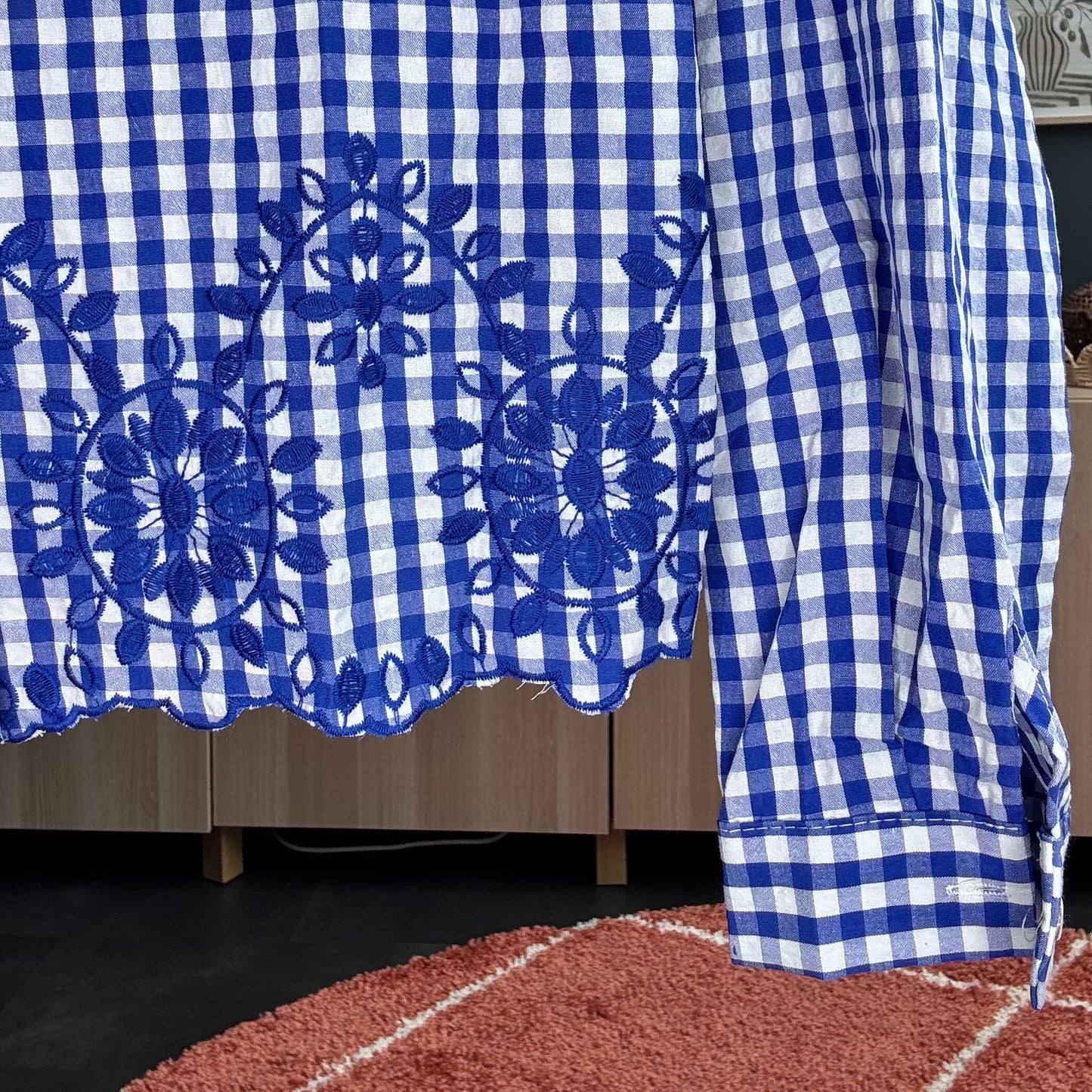 Blouse vichy 💙🤍
