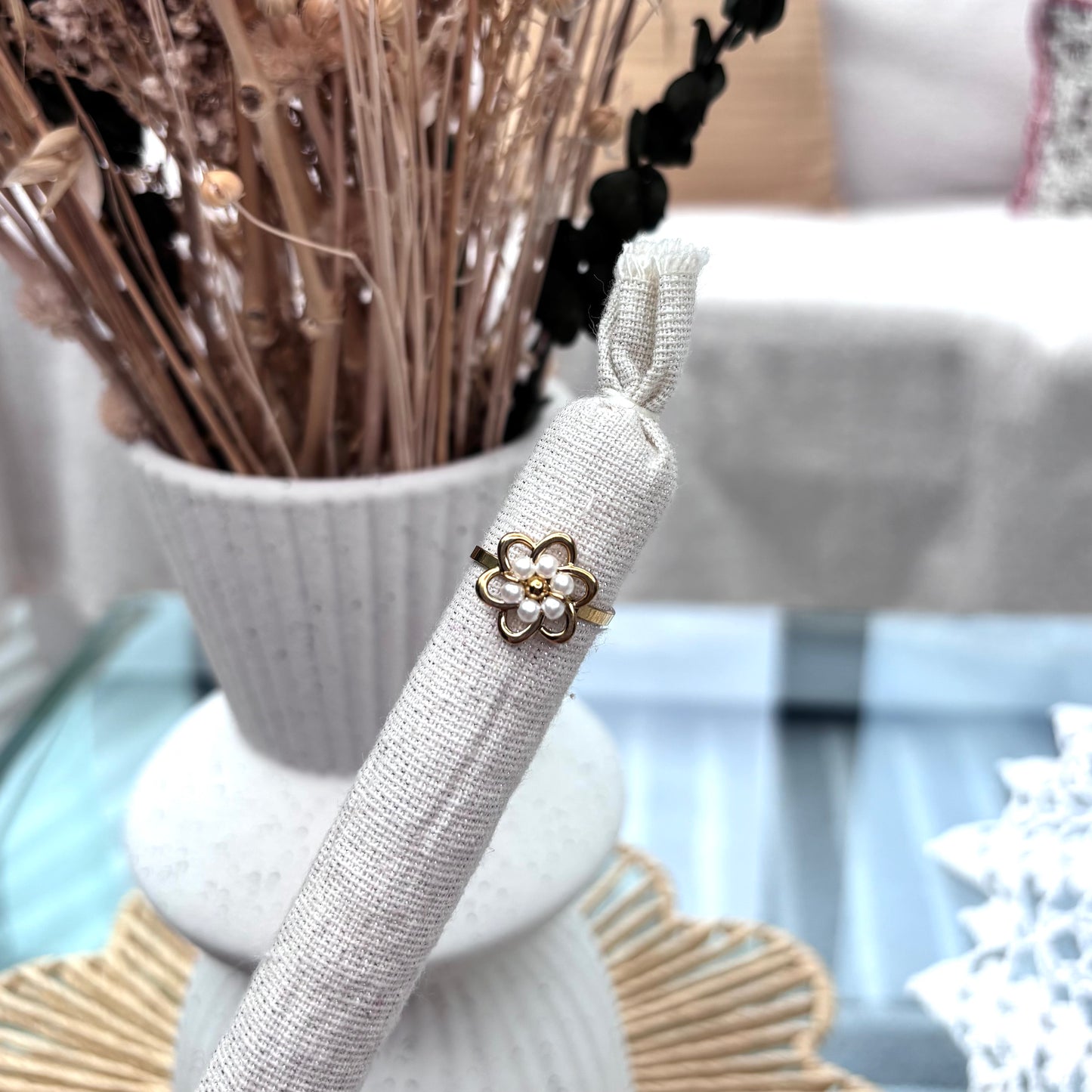 Bague fleur đ 3