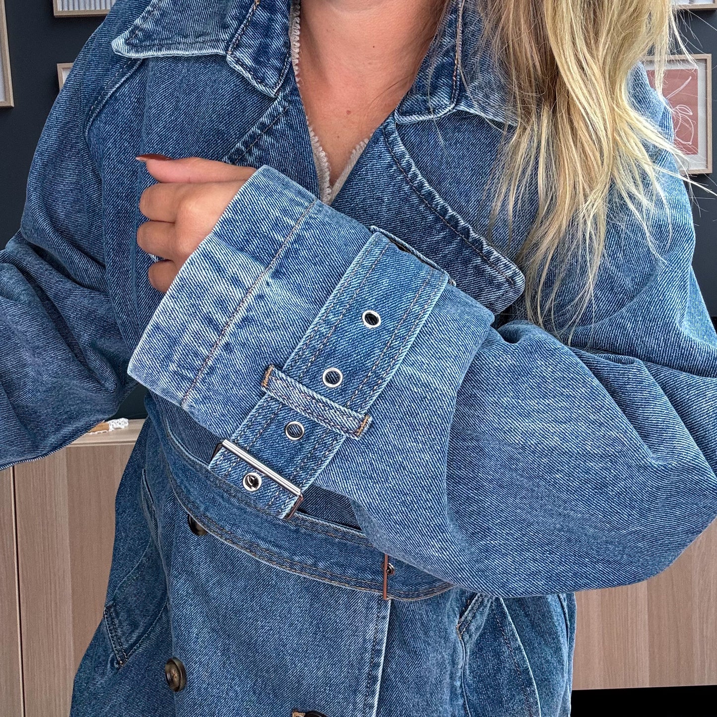 Trench en jean đ