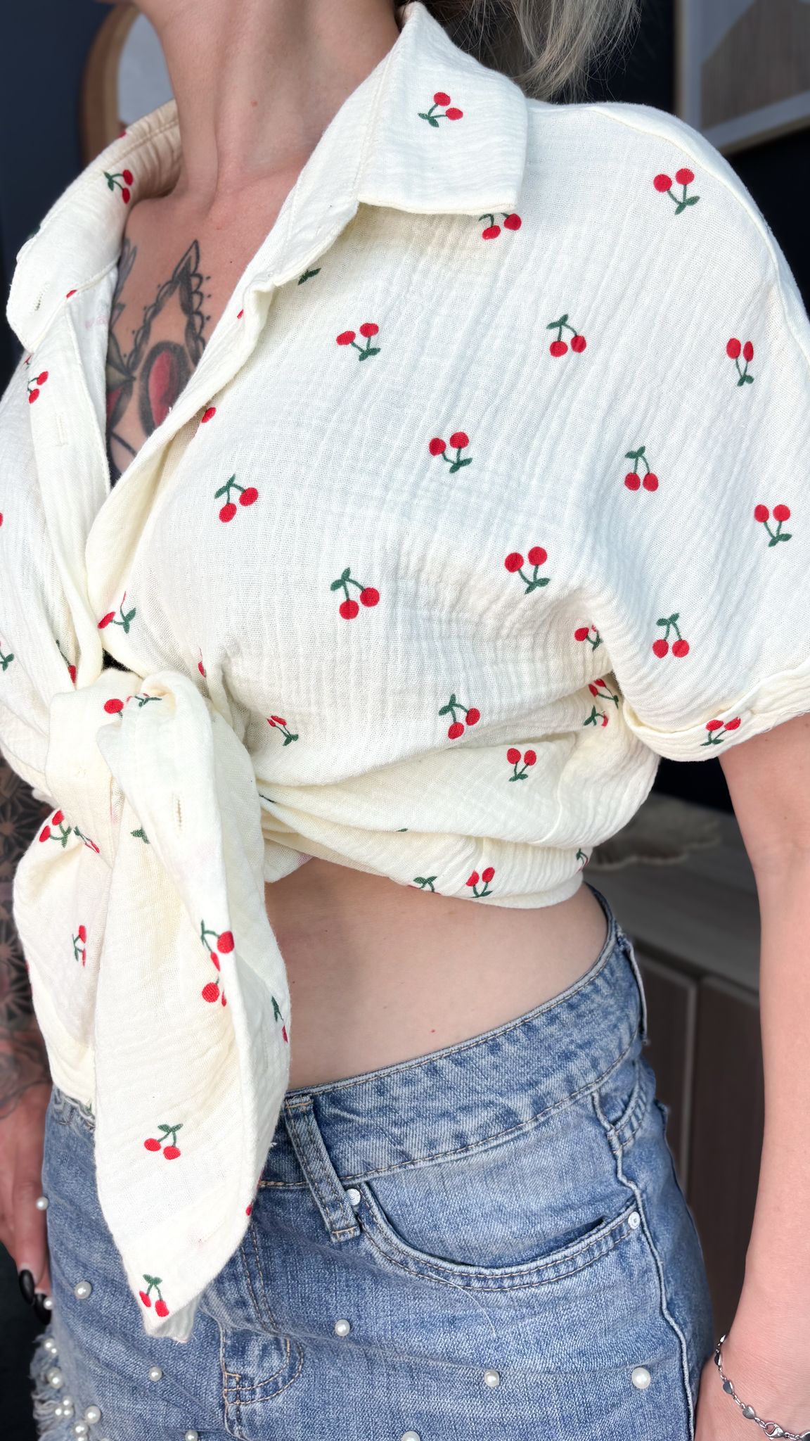 BLOUSE CERISE đ