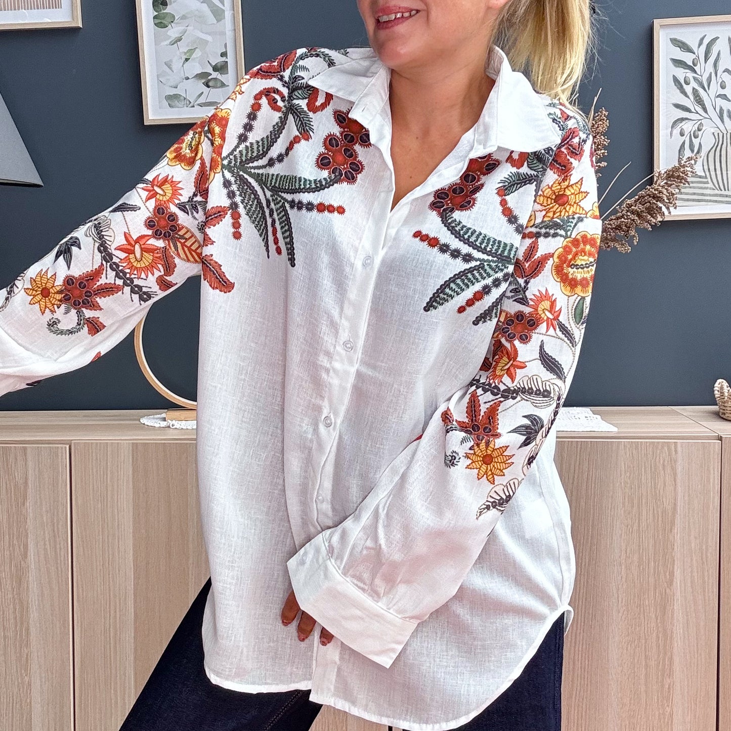 Blouse fleurie đ€