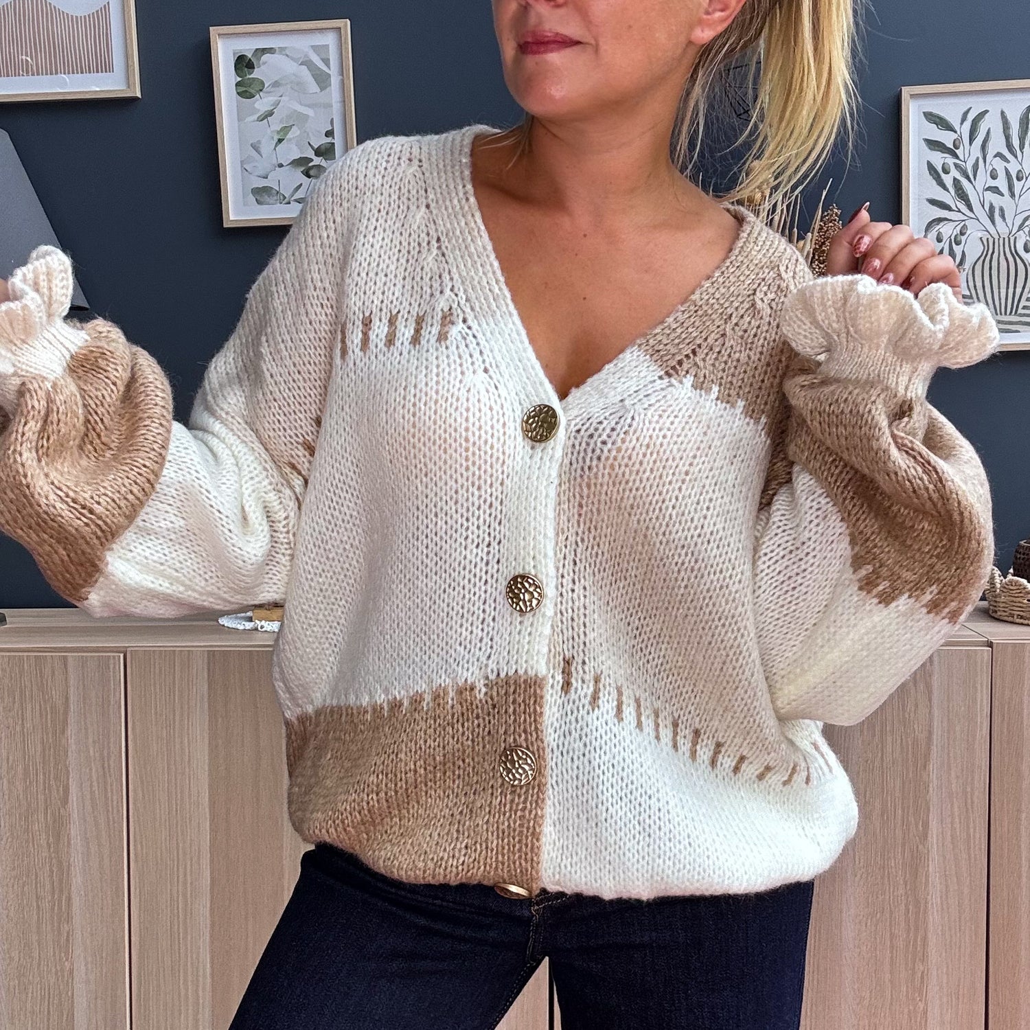 Gilet SERENA beige