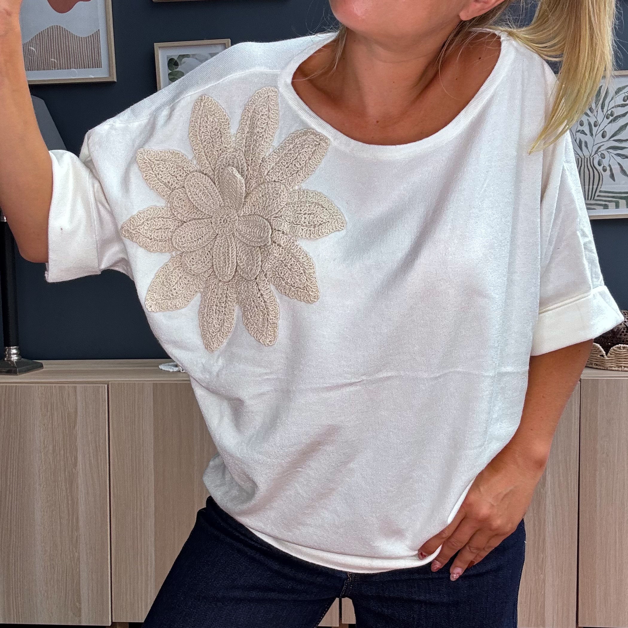 Pull crochet 4 coloris