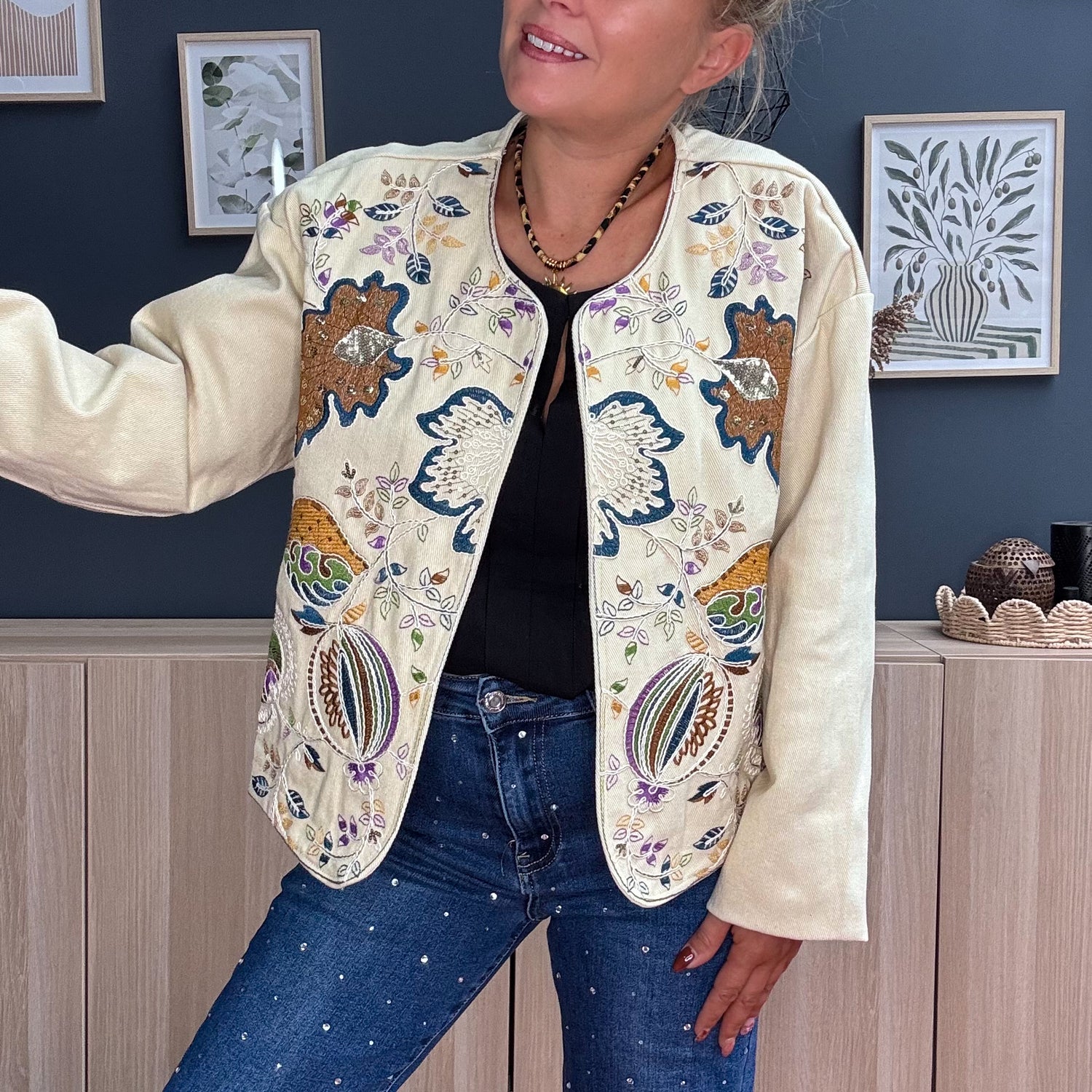 Veste Elodie beige 🤍
