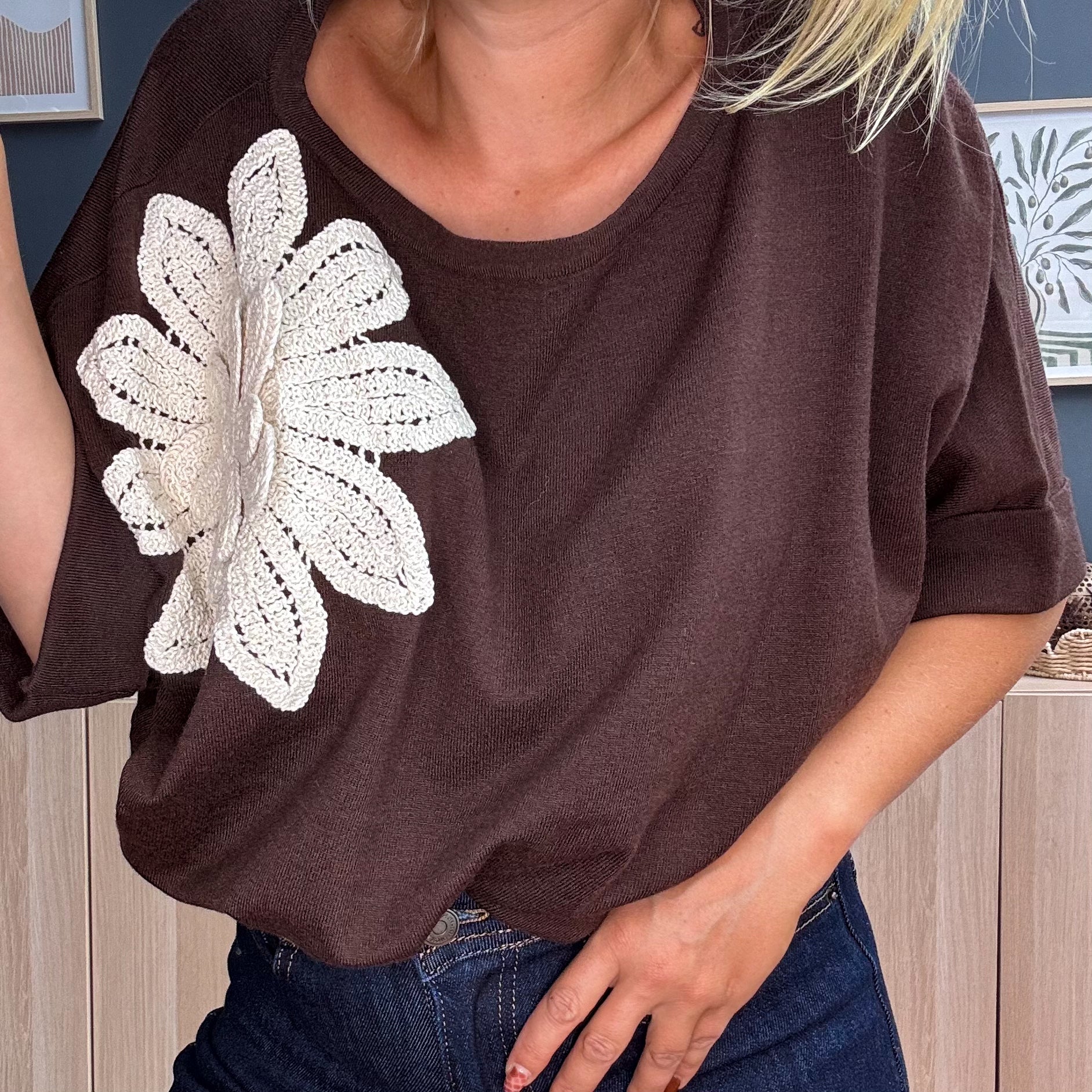 Pull crochet 4 coloris