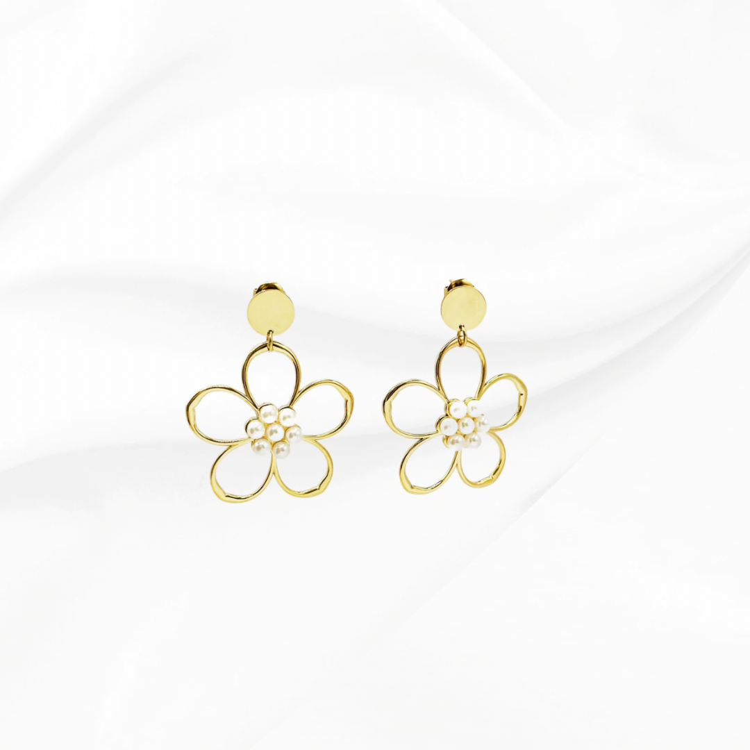 Boucle d’oreille fleur 🌸