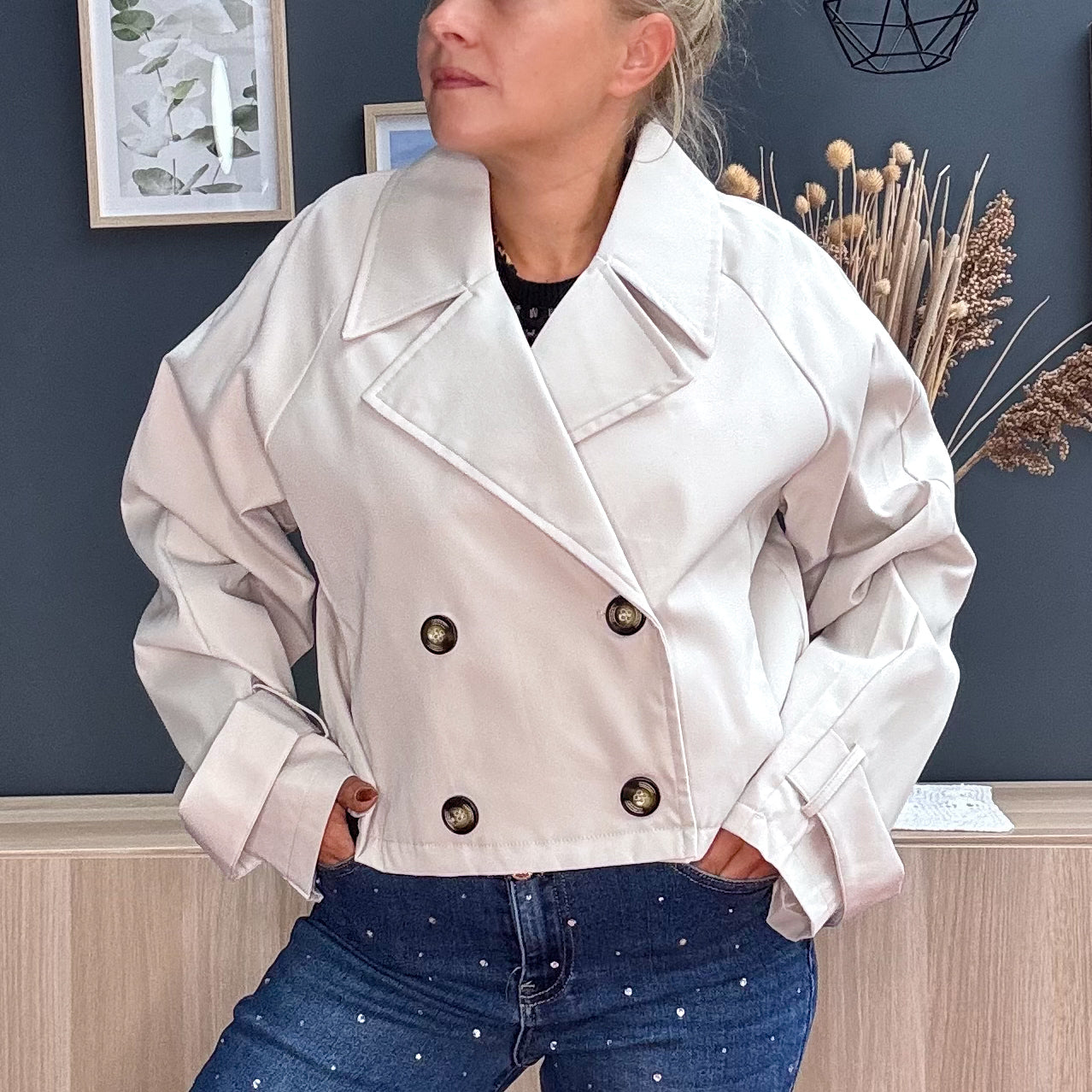 Trench court Beige 🤍