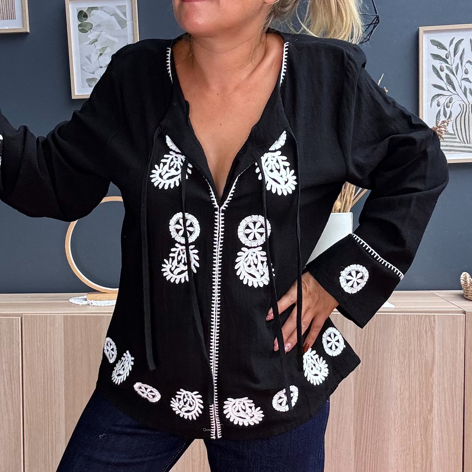 Blouse LÉA noir 🖤