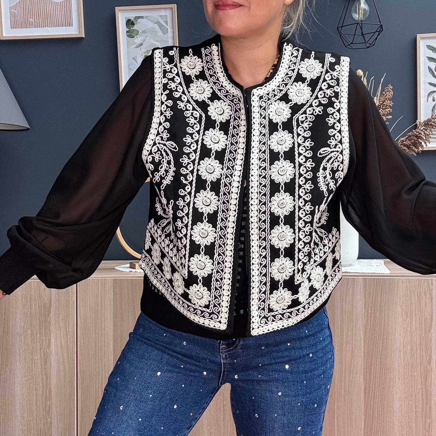 Gilet brodé 🧵