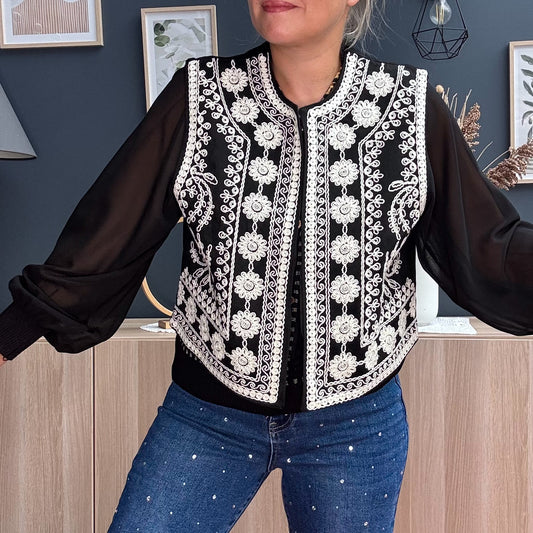 Gilet brodé 🧵