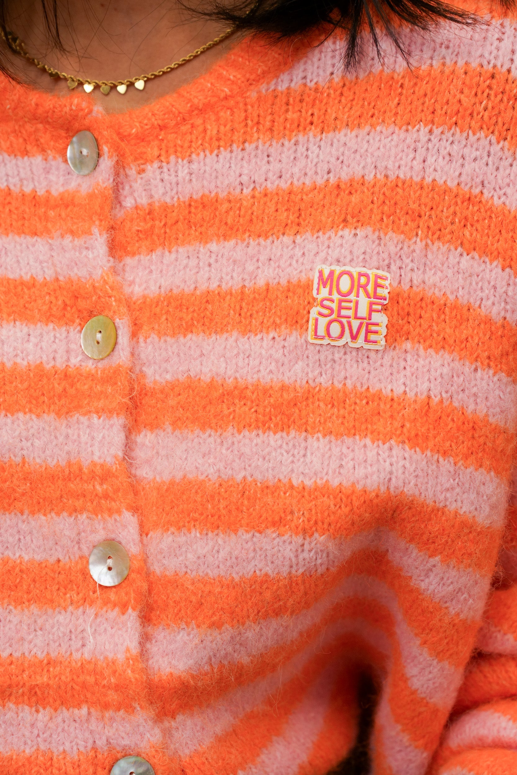 🧡 Gilet rayé pastel 🖍️
