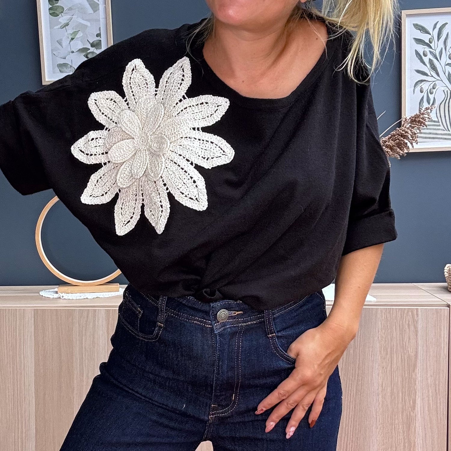Pull crochet 4 coloris