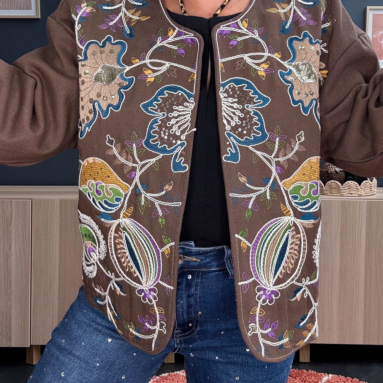 Veste Elodie marron 🤎