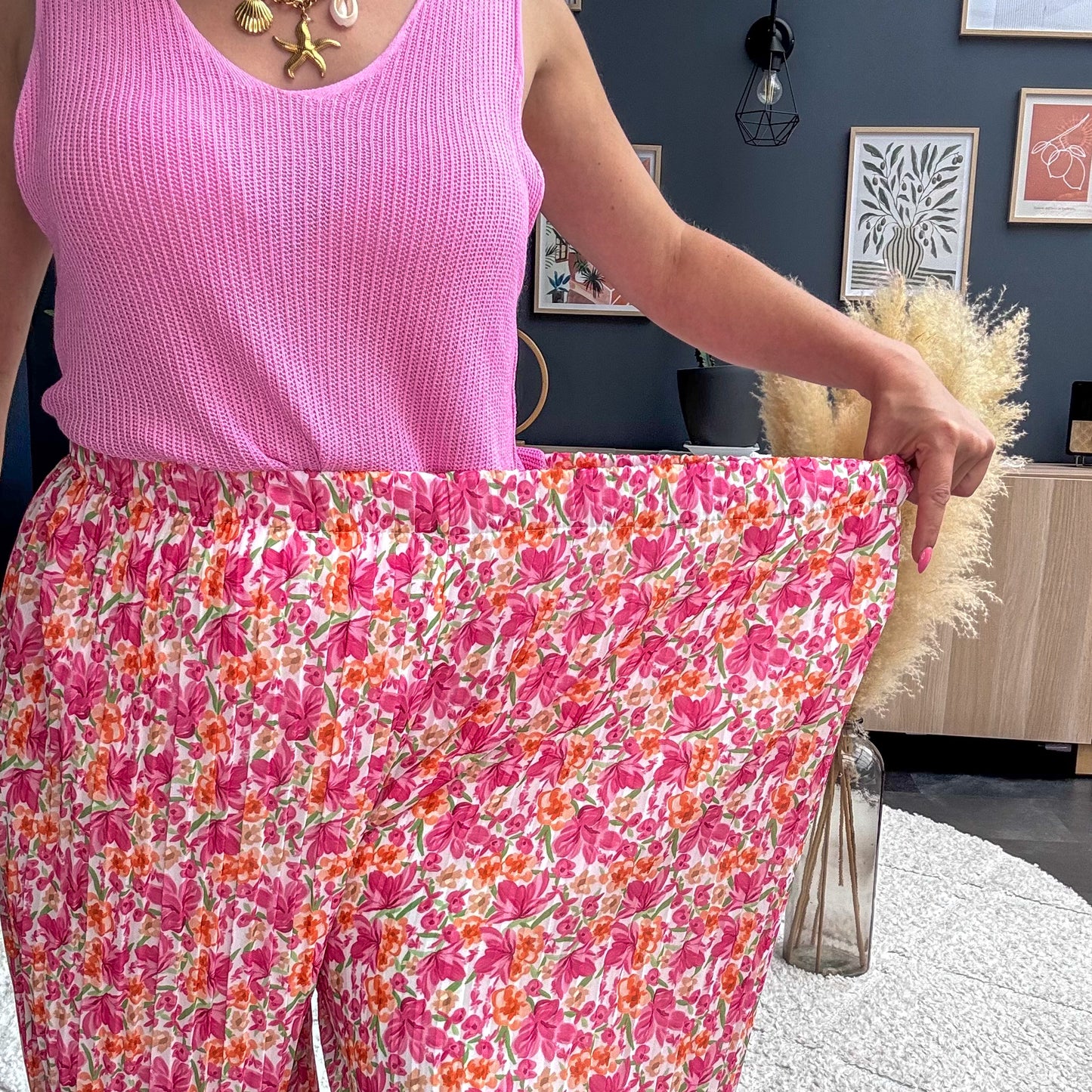 PANTALON ALMA FUSHIA