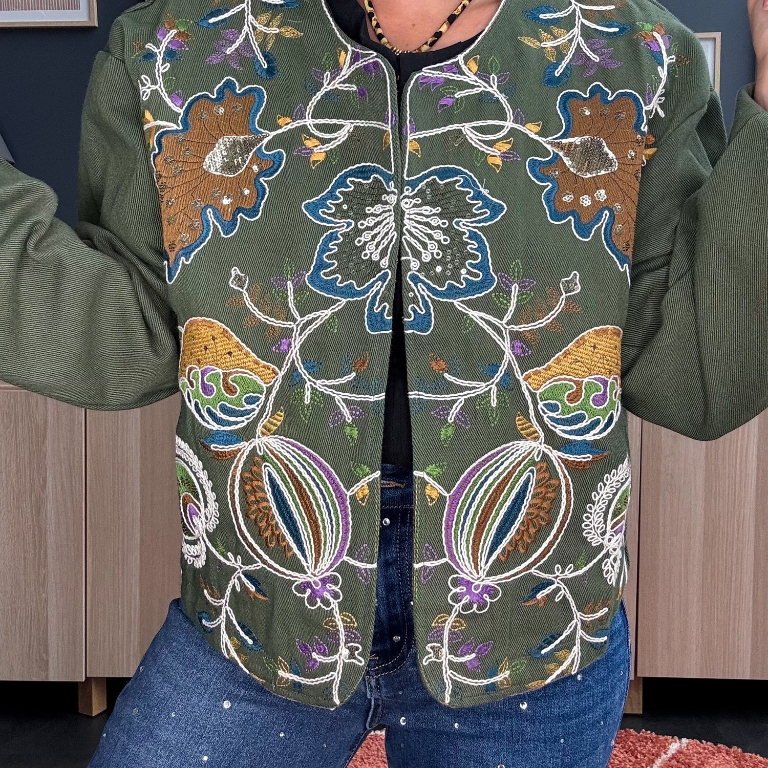 Veste Elodie kaki 💚