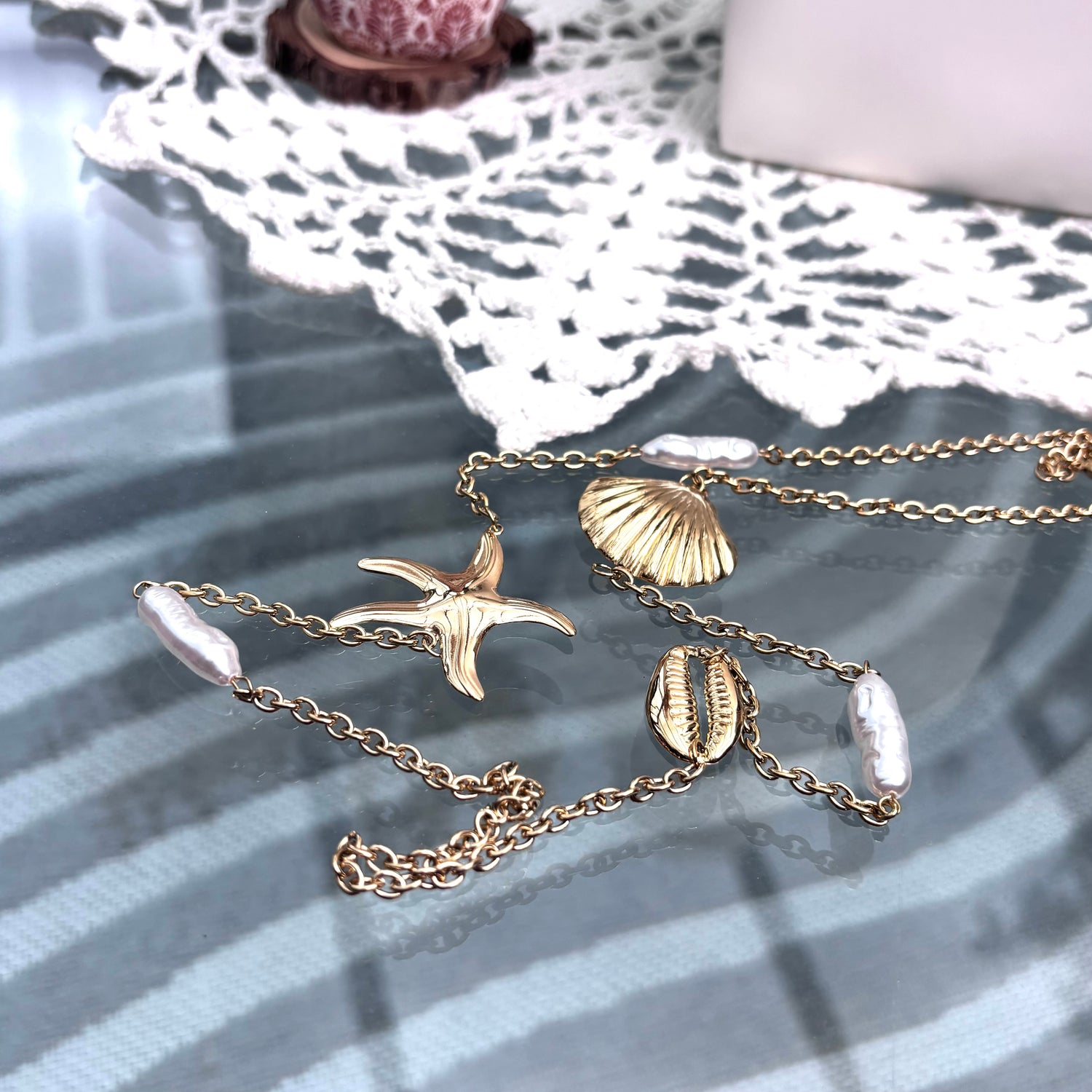 Sautoir coquillages 🐚