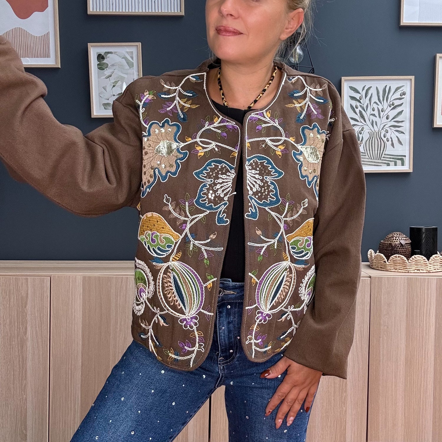 Veste Elodie marron 🤎