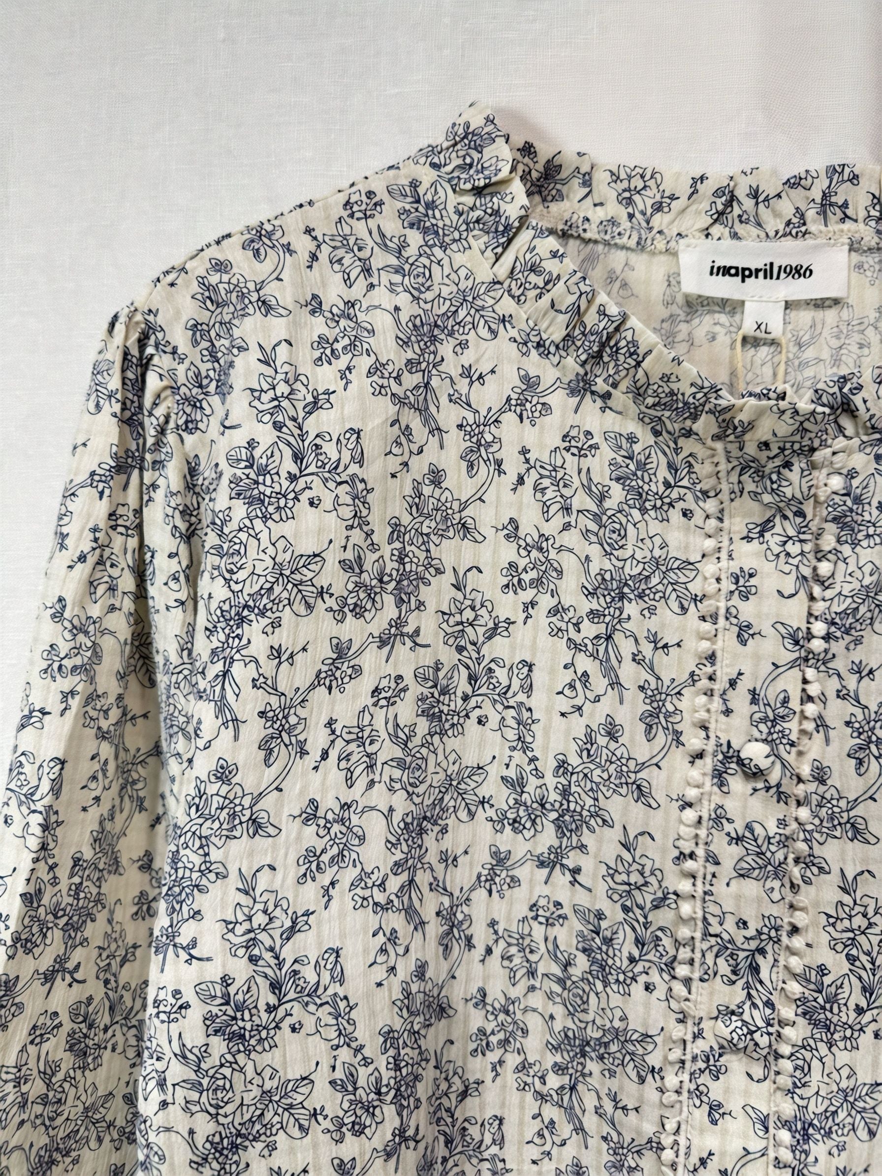 Blouse fleurie bohème GT 💙