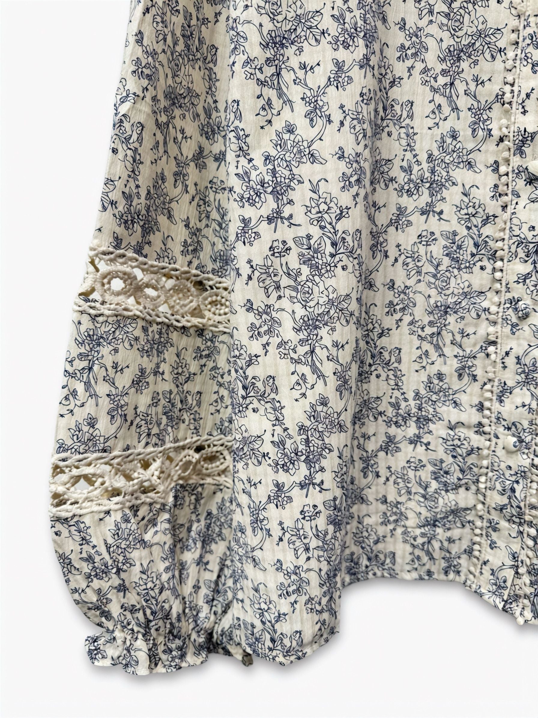 Blouse fleurie bohème GT 💙