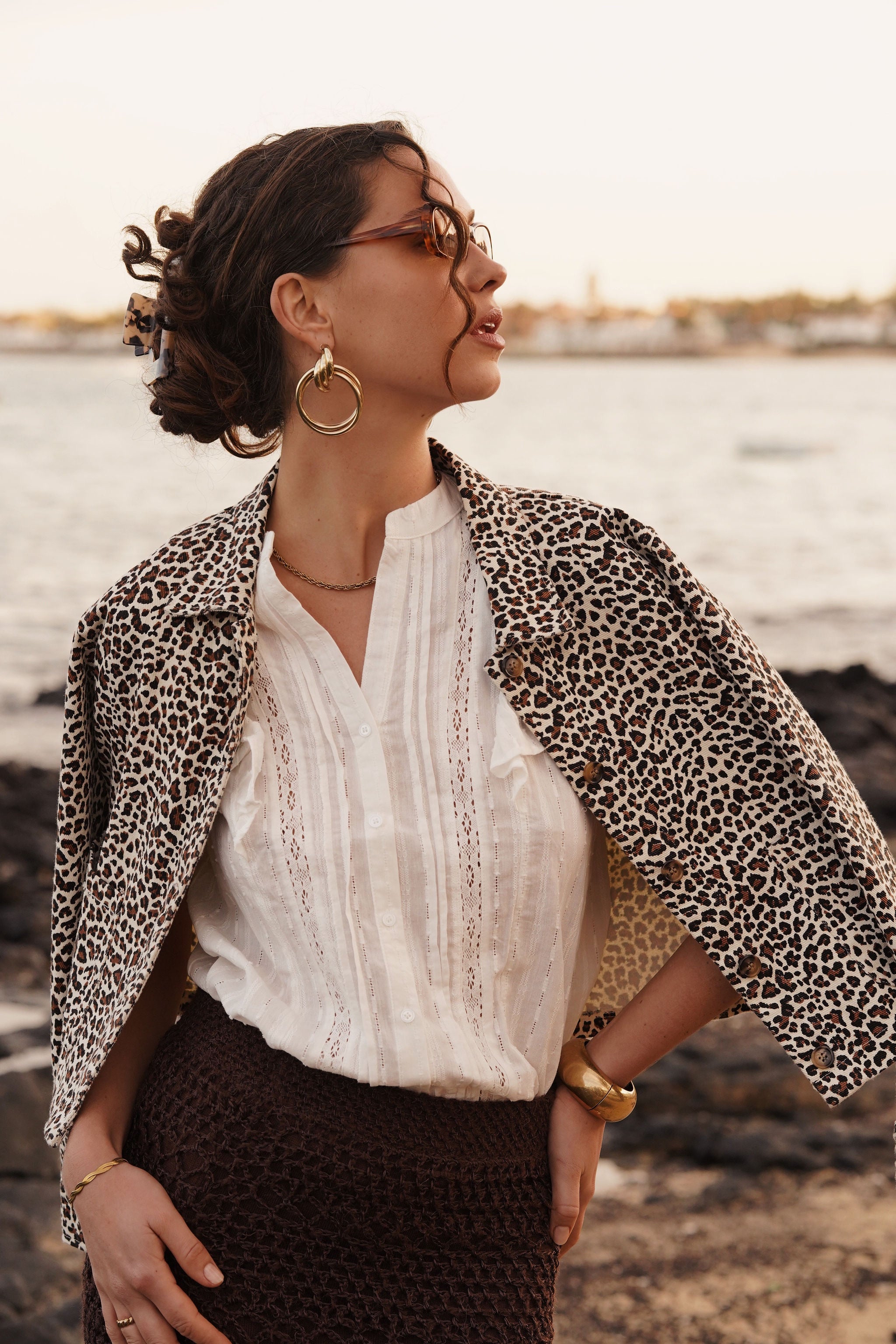 Veste en jean léopard 🐆